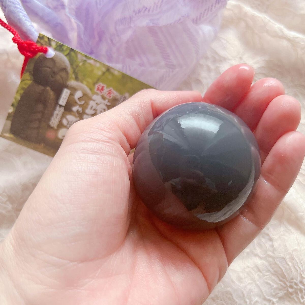 炭 すみ/鎌倉 蒟蒻しゃぼん/洗顔石鹸を使ったクチコミ(4枚目)