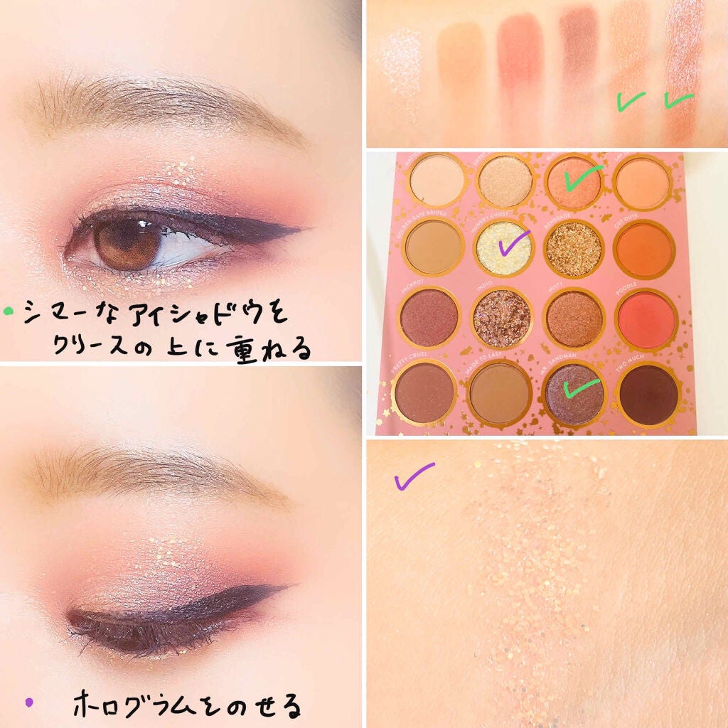 Pressed Powder Shadow /ColourPop/アイシャドウパレットを使ったクチコミ(3枚目)