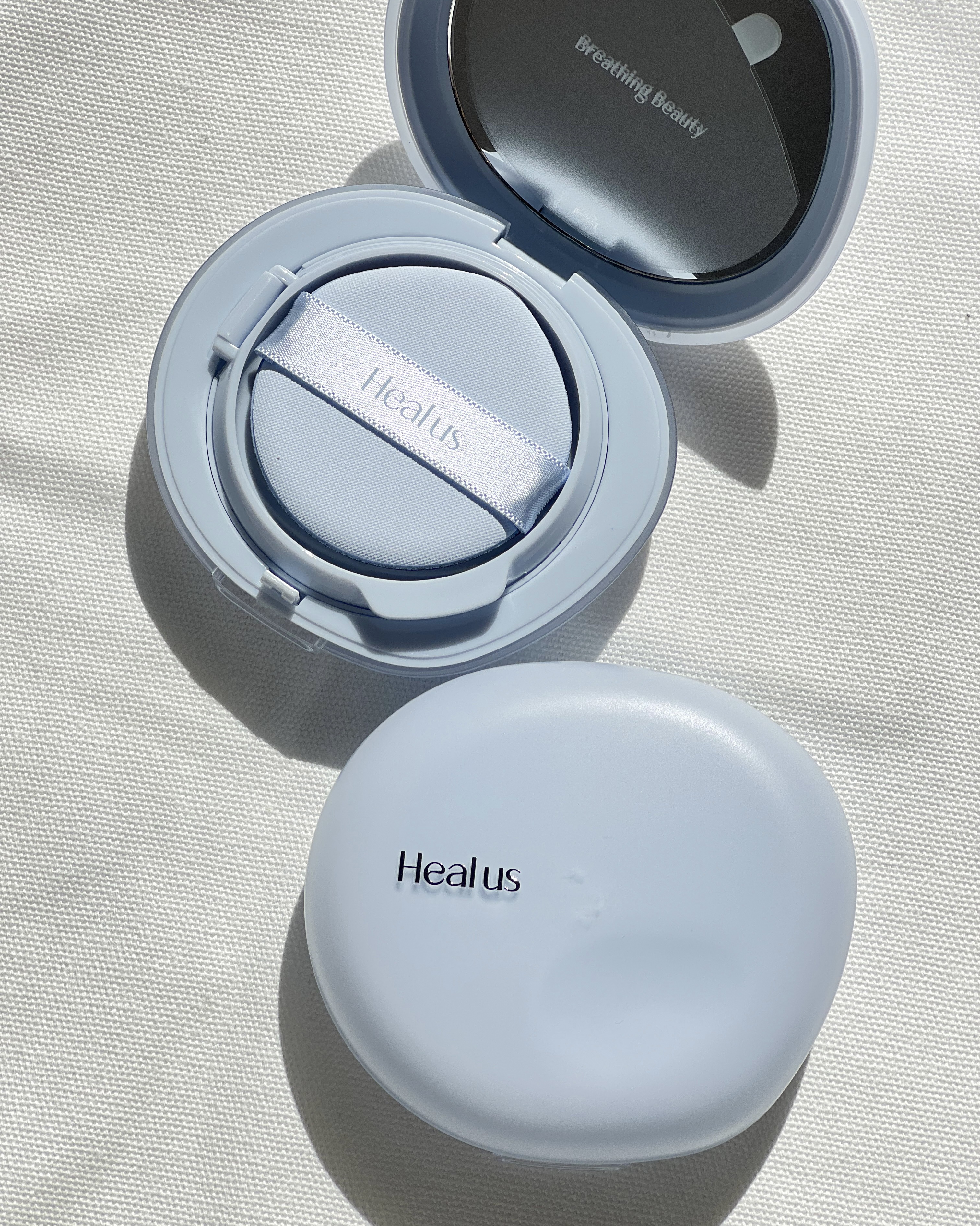 ブリージンググロークッション/Healus/クッションファンデーションを使ったクチコミ（3枚目）