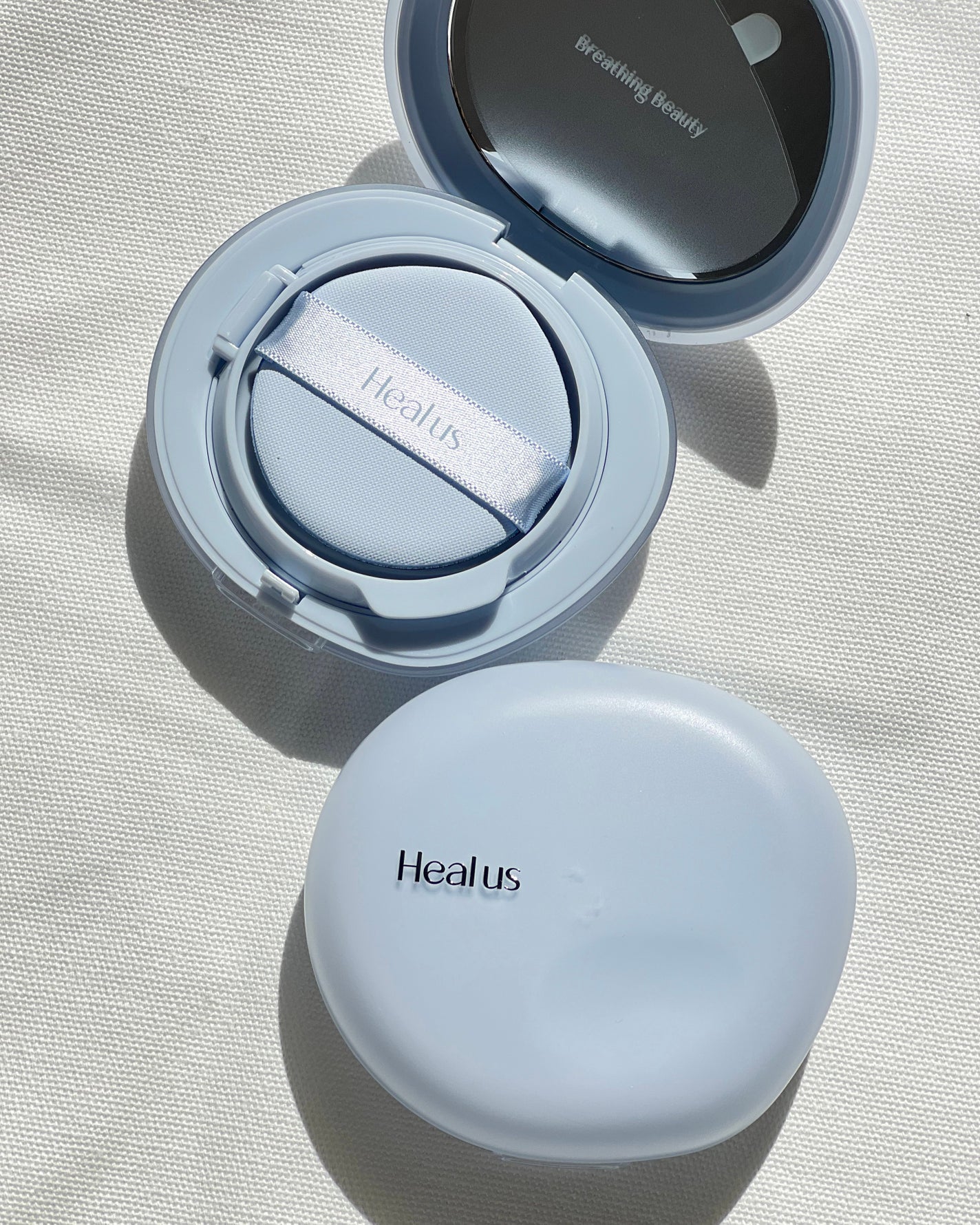 ブリージンググロークッション/Healus/クッションファンデーションを使ったクチコミ(3枚目)
