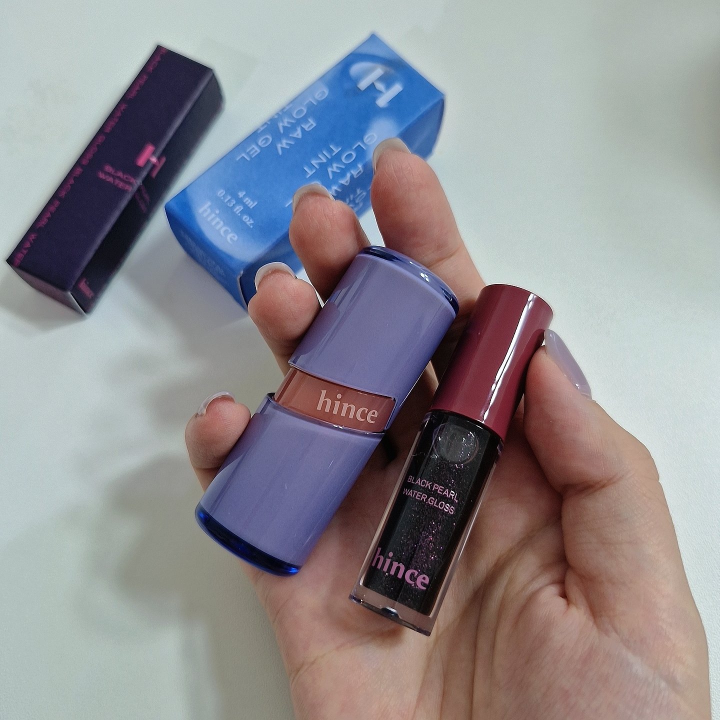 ロウグロウジェルティント R008 レア/hince/リップティントを使ったクチコミ（1枚目）