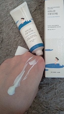白樺水分uvクリーム/ROUND LAB/日焼け止めクリームを使ったクチコミ(2枚目)