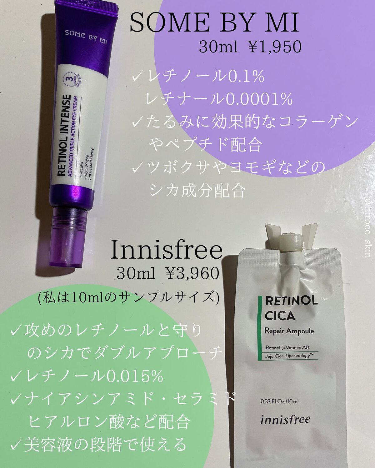 レチノール　シカ　リペア　セラム/innisfree/美容液を使ったクチコミ（2枚目）