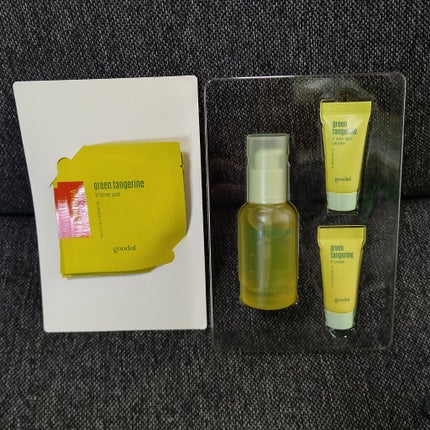 グリーンタンジェリン ビタC ダークスポットケアセラム/goodal/美容液を使ったクチコミ(5枚目)