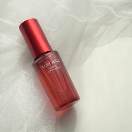 ALBLANC リペア セラムマスクのクチコミ「これはいい!
うるおいを守るバリア機能の働きを助けるうるおい密封膜、しっとり密着して6時間も.....」(1枚目)