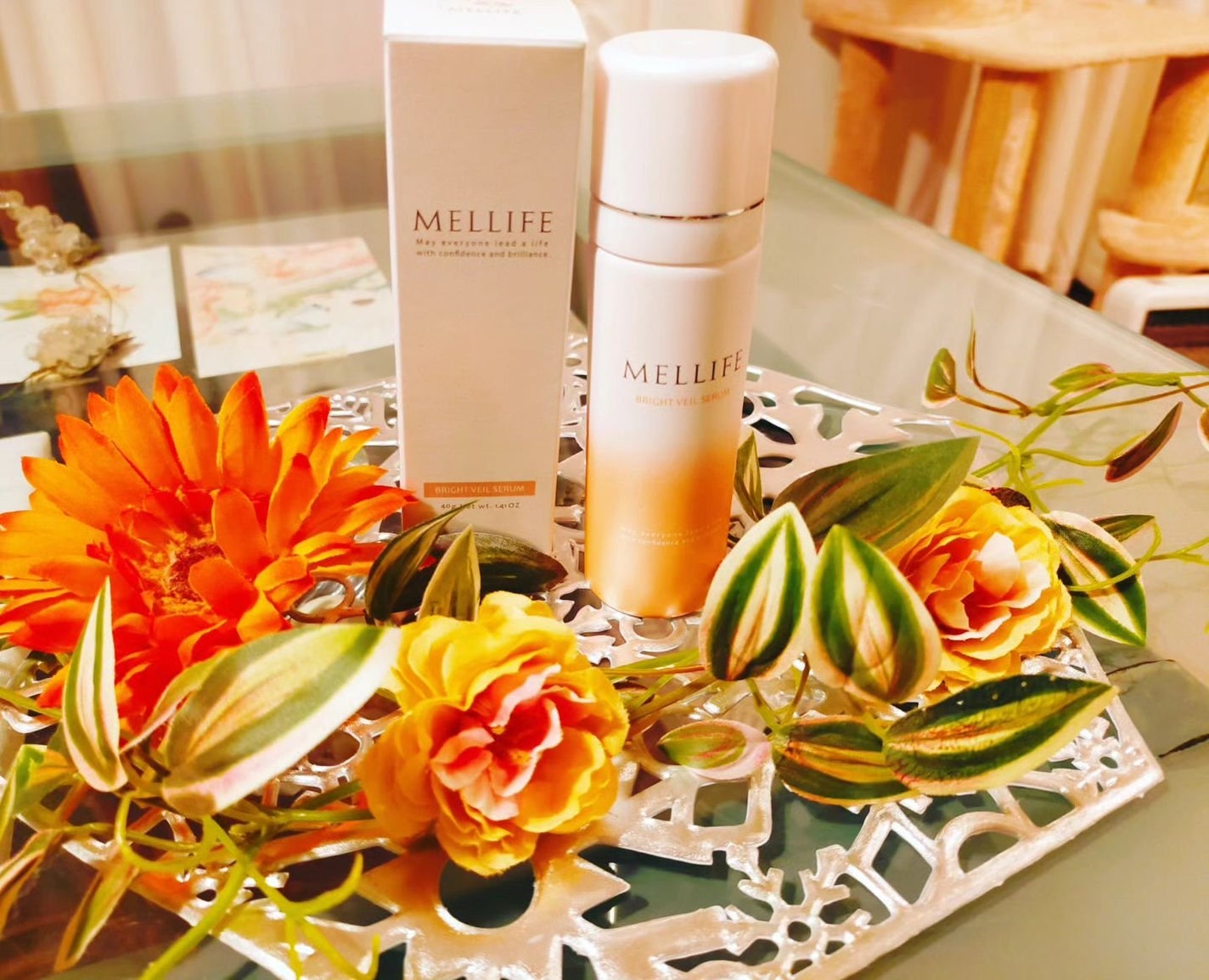 BRIGHT VEIL SERUM/MELLIFE/美容液を使ったクチコミ(1枚目)