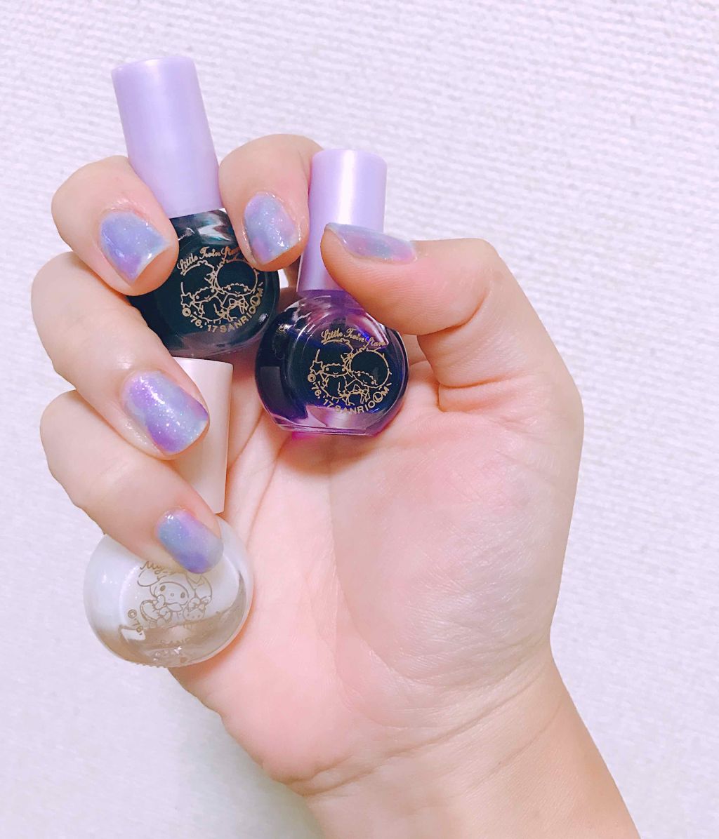 サンリオネイル Daisoの口コミ 超優秀 100均で買えるおすすめマニキュア Shihoさんのマーブ By 廉ちゃ W Lips