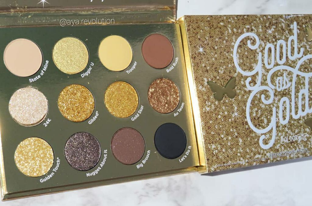 グッド アズ ゴールド/ColourPop/アイシャドウパレットを使ったクチコミ(1枚目)