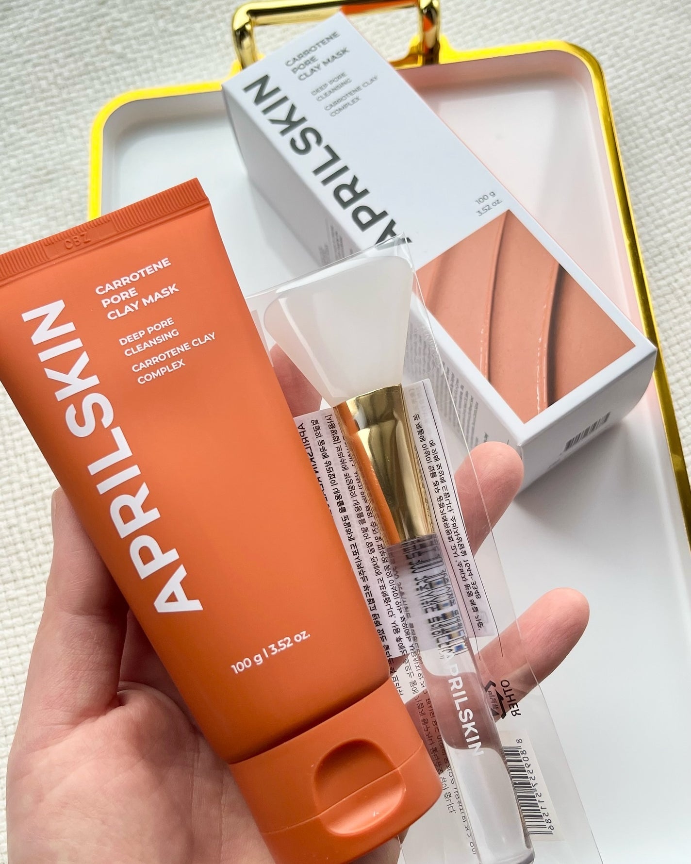 カロテン毛穴レスクレイパック/APRILSKIN/洗い流すパック・マスクを使ったクチコミ(6枚目)