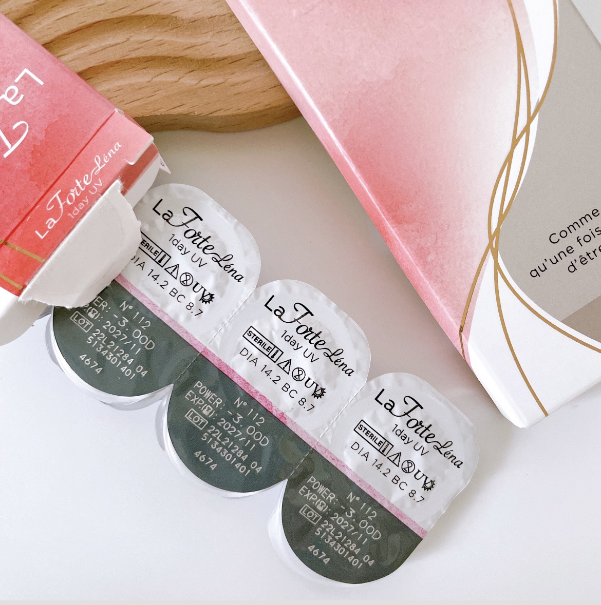 LaFORTE Lena 1day UV/LaFORTE/ワンデー（１DAY）カラコンを使ったクチコミ（3枚目）