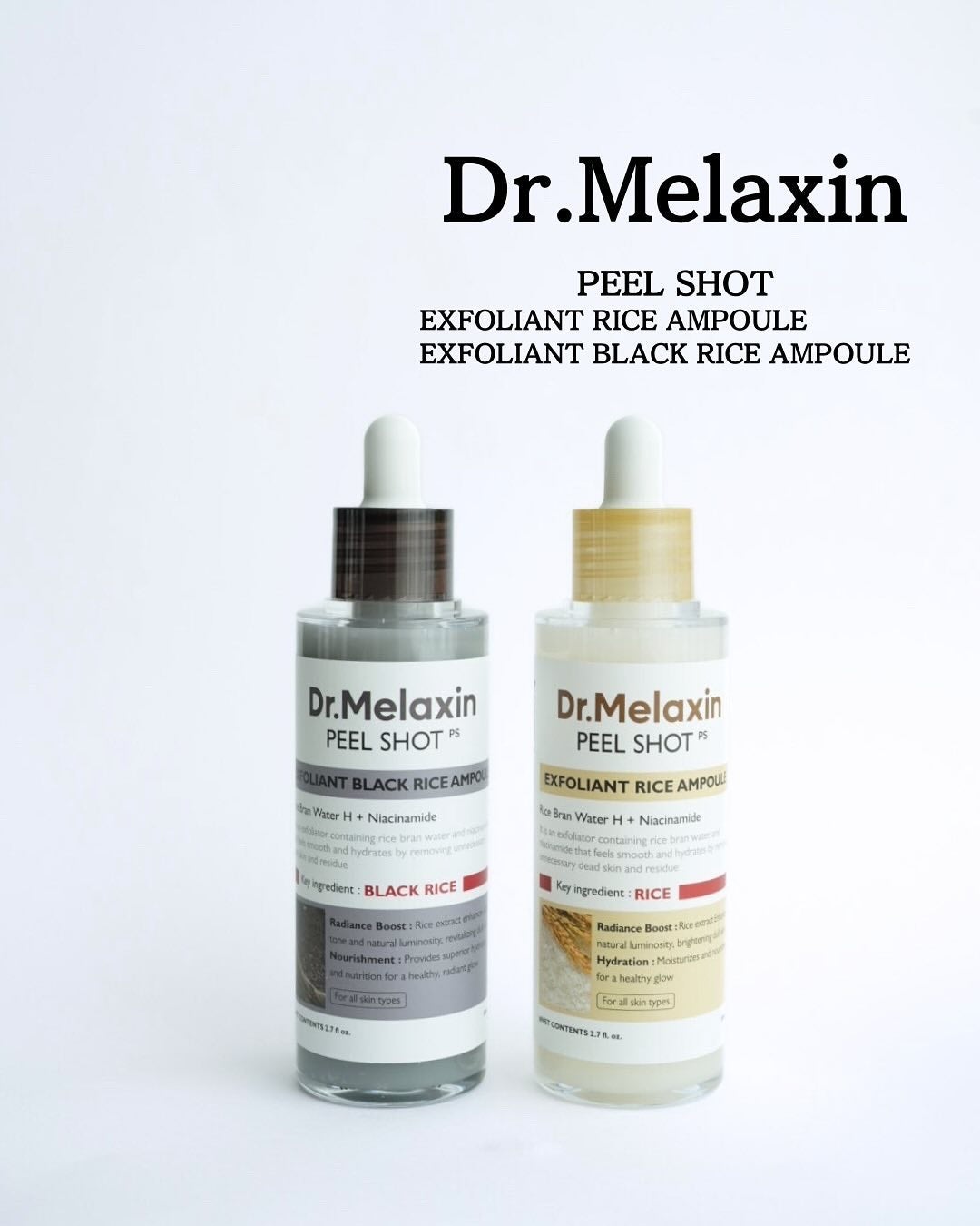 白米ピールショットゴマージュアンプル/Dr.Melaxin/美容液を使ったクチコミ(1枚目)