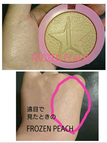 Jeffree star supreme frost/Jeffree Star Cosmetics/ハイライトを使ったクチコミ（3枚目）