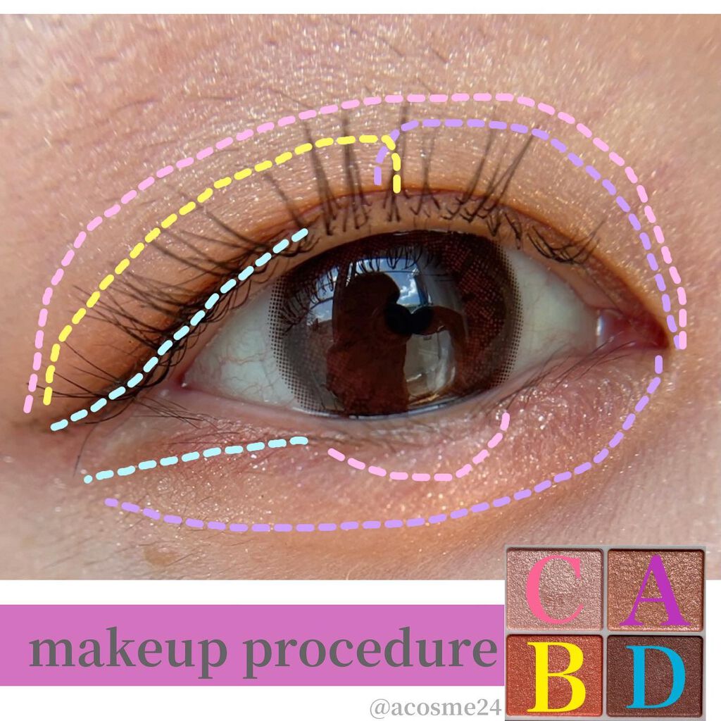 シルキースフレアイズ/キャンメイク/アイシャドウパレットを使ったクチコミ（2枚目）