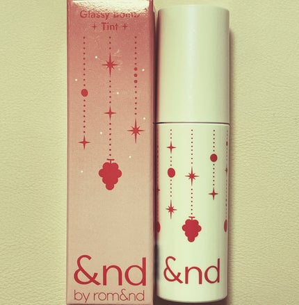 アンドバイロムアンド グラッシーボムティント/&nd by rom&nd/リップティントを使ったクチコミ(1枚目)