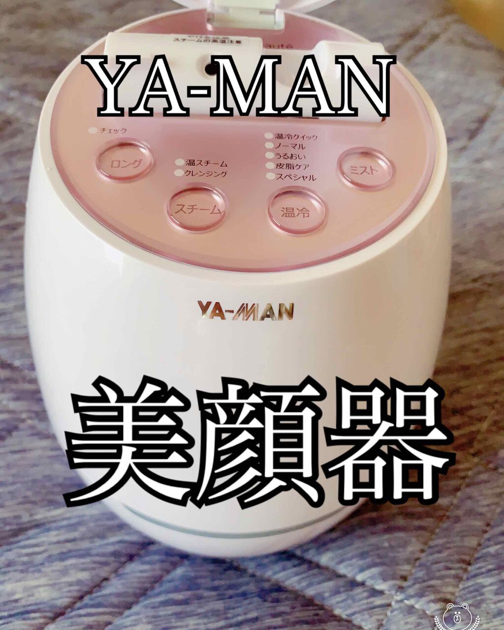 家庭用美容器　YA-MANヤーマン　スキンナノスチーマー