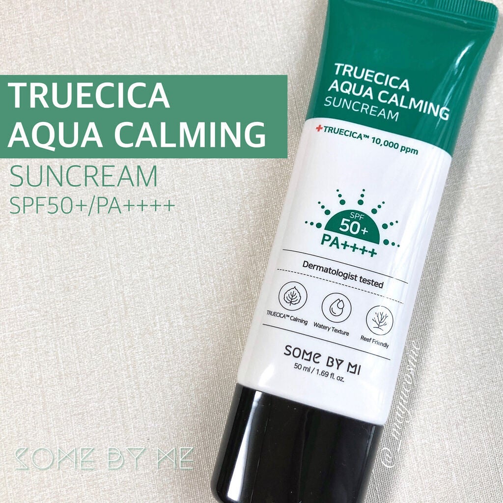 TRUECICA アクアカーミング日焼け止め/SOME BY MI/日焼け止めクリームを使ったクチコミ(1枚目)