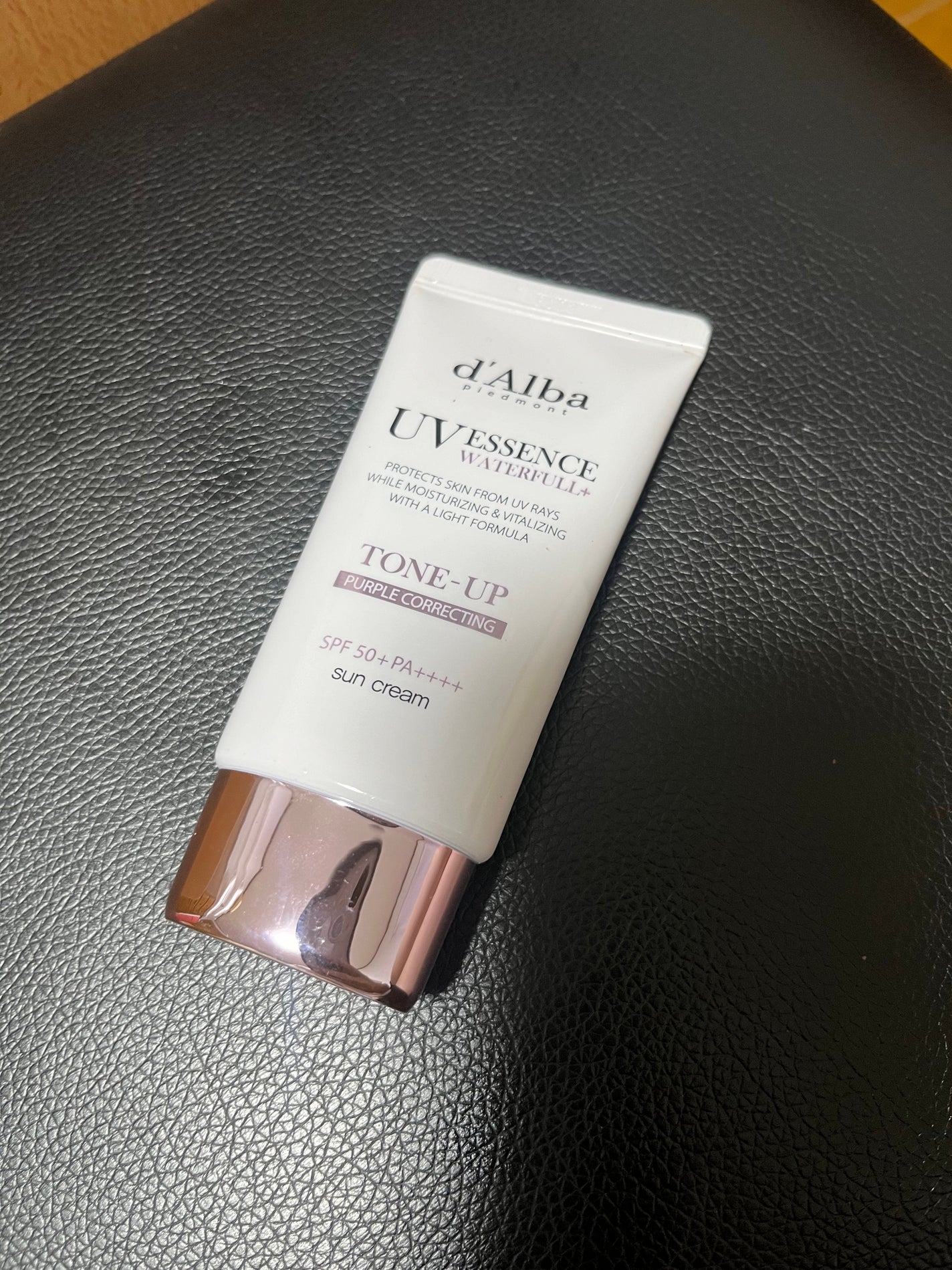 ダルバ ウォータフル トーンアップ サンクリーム(パープル)/ダルバ/日焼け止めクリームを使ったクチコミ(1枚目)