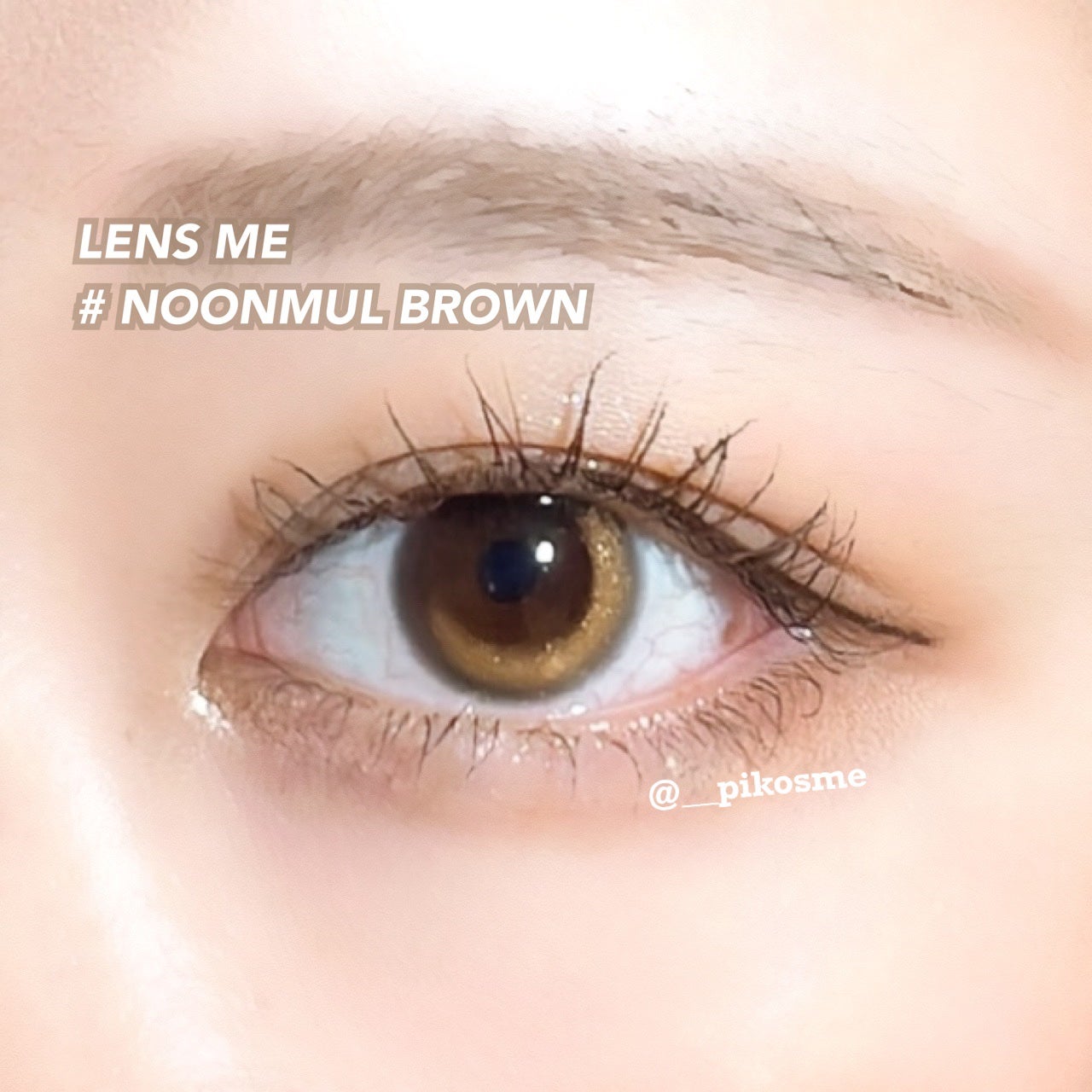ヌンムルブラウン/LENSME/カラーコンタクトレンズを使ったクチコミ(4枚目)