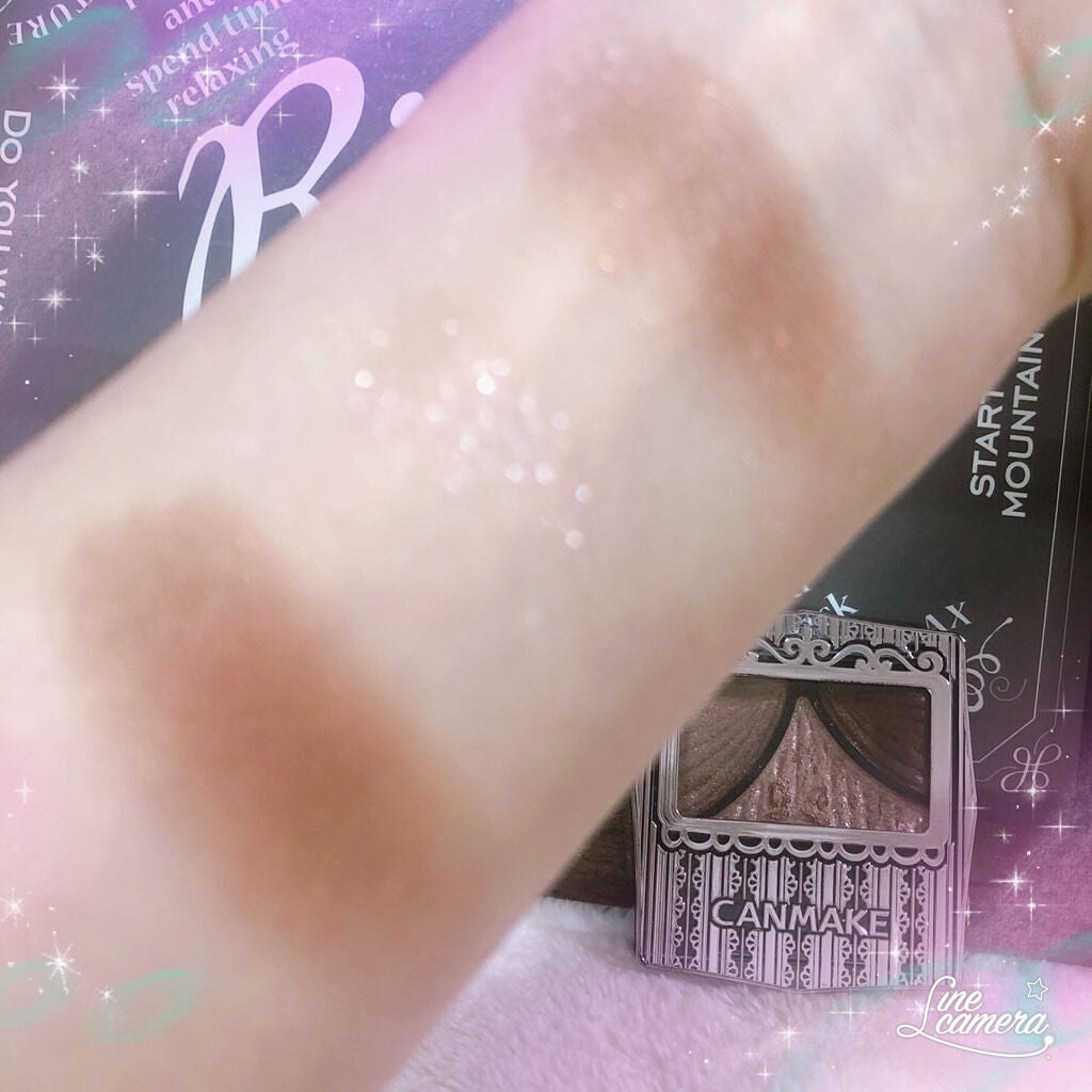 ジューシーピュアアイズ/キャンメイク/アイシャドウパレットを使ったクチコミ(2枚目)