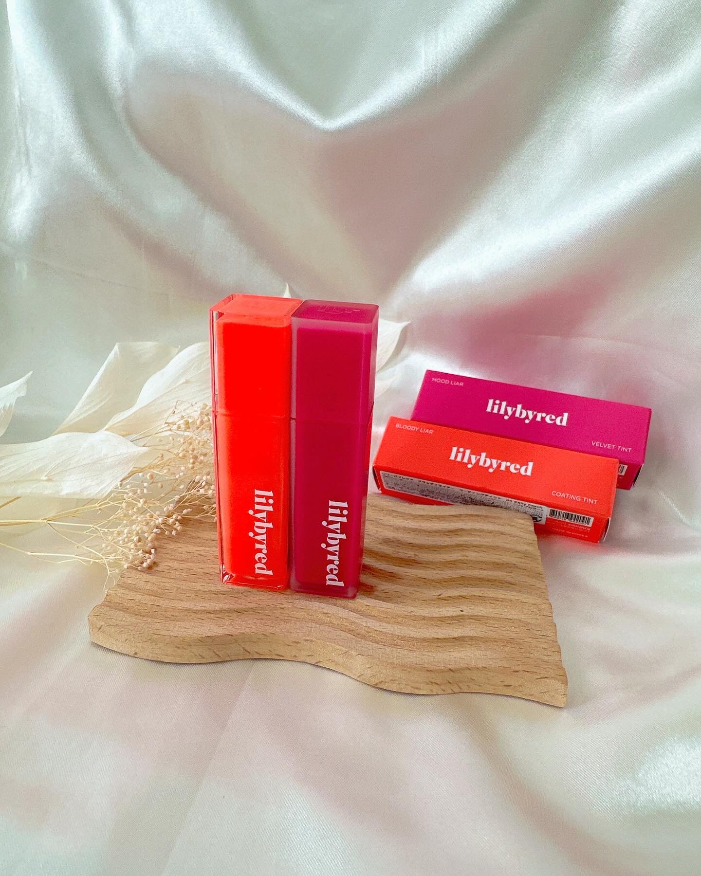 ブラッディライアー コーティングティント/lilybyred/リップティントを使ったクチコミ（2枚目）