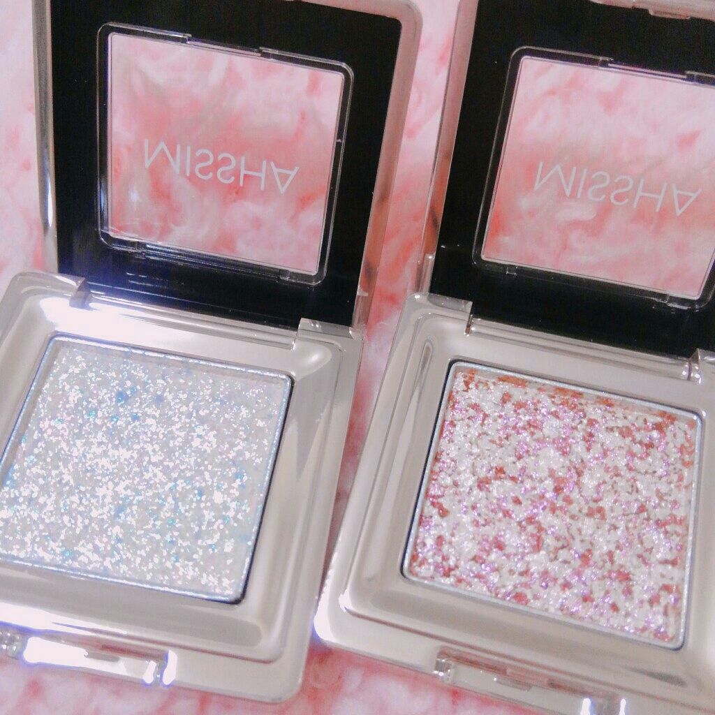 グリッタープリズム シャドウ/MISSHA/グリッターを使ったクチコミ（1枚目）