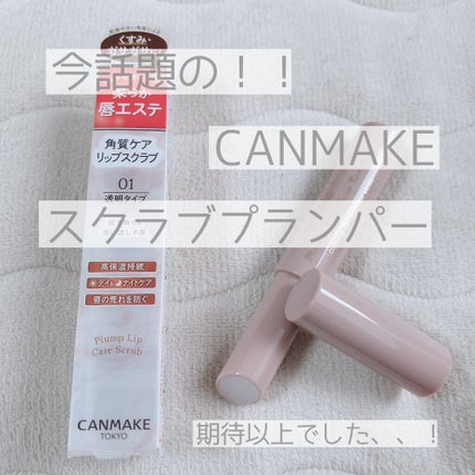 プランプリップケアスクラブ/キャンメイク/リップスクラブを使ったクチコミ(1枚目)