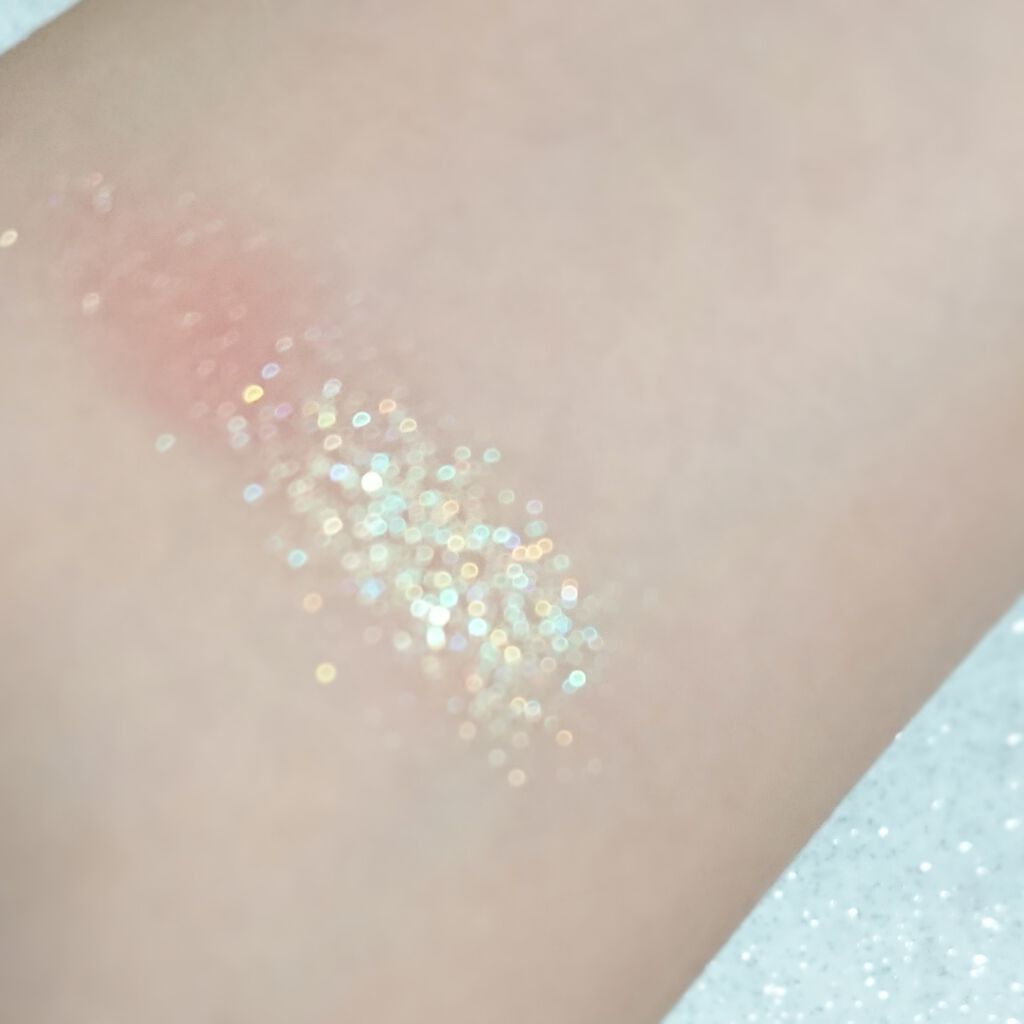 グリッター シャドウ カラー/rom&nd/グリッターを使ったクチコミ（3枚目）