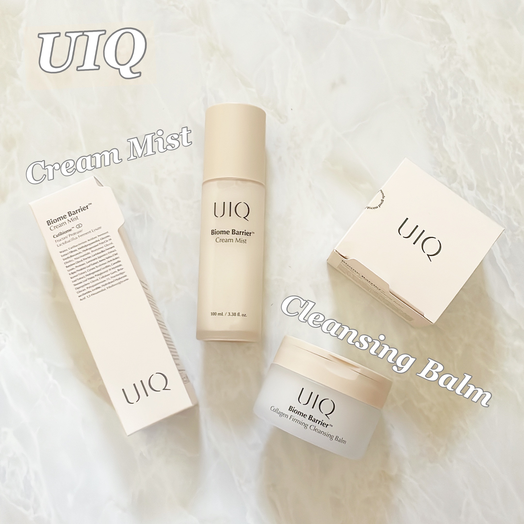 バイオームバリア クリームミスト/UIQ/ミスト状化粧水を使ったクチコミ（1枚目）