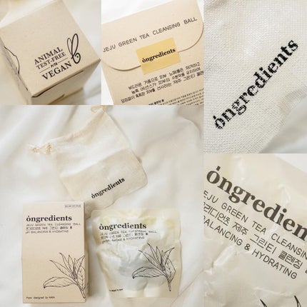 Jeju Green Tea Cleansing Ball/Ongredients/洗顔石鹸を使ったクチコミ(2枚目)