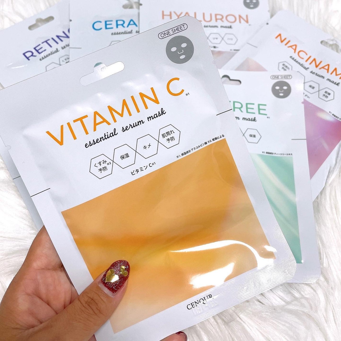 エッセンシャルセラムマスク ナイアシンアミド /CENQUR/シートマスク・パックを使ったクチコミ(2枚目)