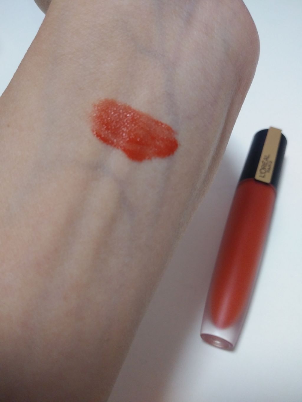 ルージュシグネチャー /ロレアル パリ/リップグロスを使ったクチコミ(2枚目)