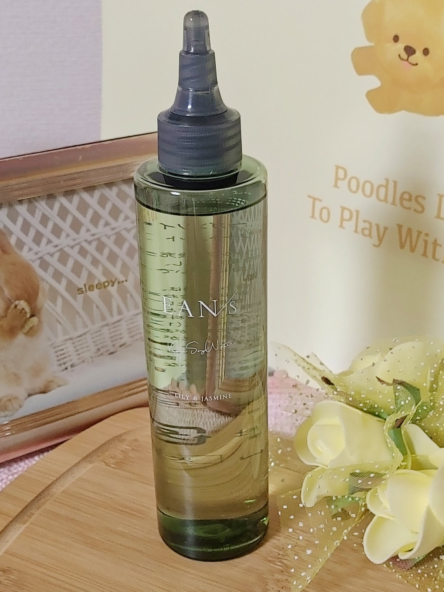 ヴィーガンソイウォーター/エアンス/洗い流すヘアトリートメントを使ったクチコミ（2枚目）