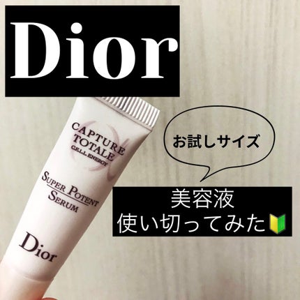 【旧】カプチュール トータル セル ENGY スーパー セラム/Dior/美容液を使ったクチコミ(1枚目)