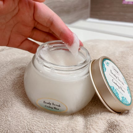 ヘッドスクラブ リフレッシング(ミント)/SABON/ヘッドスクラブを使ったクチコミ(2枚目)