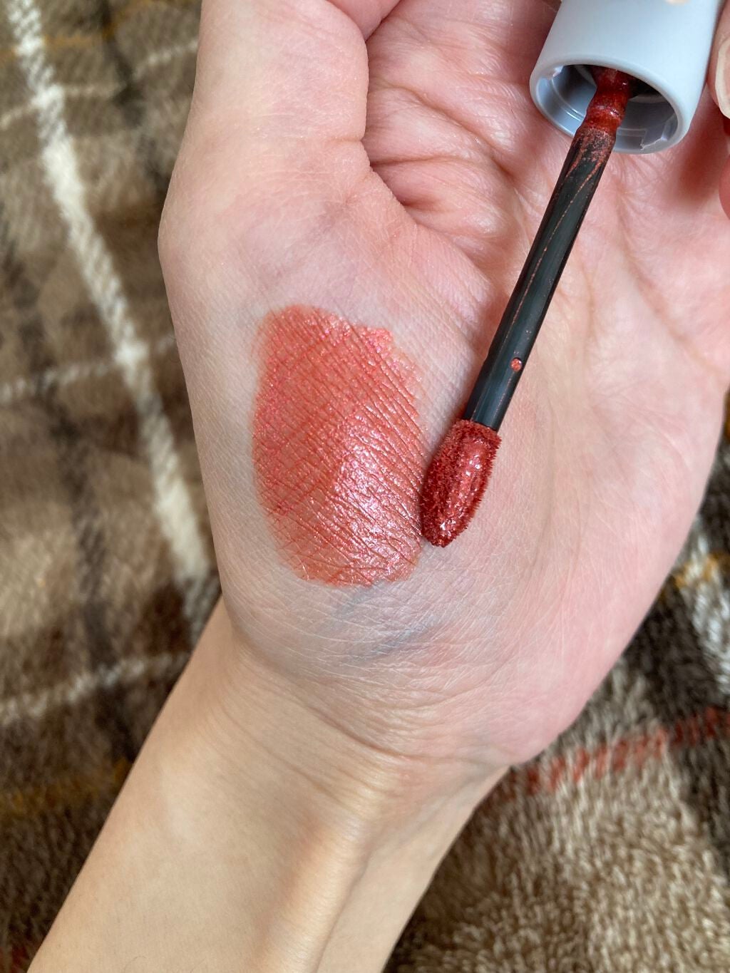 シフォンマット ルージュ パリジェンヌ ホリデー/ESPRIQUE/口紅を使ったクチコミ(1枚目)