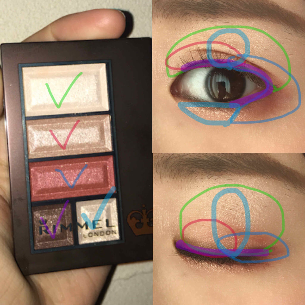 ショコラスウィート アイズ/リンメル ロンドン/アイシャドウパレットを使ったクチコミ（3枚目）