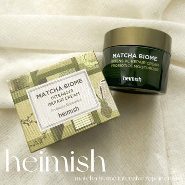 heimish 抹茶バイオームインテンシブリペアクリームのクチコミ「Heimish
Matcha Biome Intensive Repair Cream🍵
ーー.....」（1枚目）