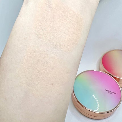 ピンクティーツリーカバークッション/APLIN/クッションファンデーションを使ったクチコミ(7枚目)