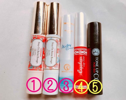 ステイオンバームルージュ/キャンメイク/口紅を使ったクチコミ(2枚目)