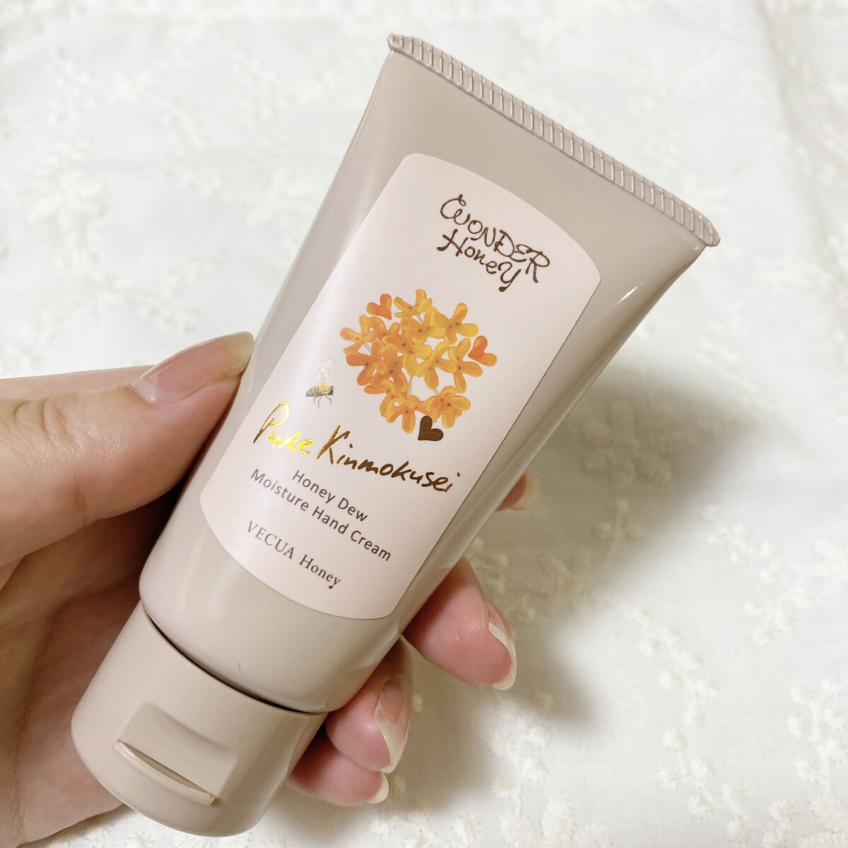 ワンダーハニー　とろとろふんわりクリームバス ピュアキンモクセイ/VECUA Honey/炭酸系入浴剤を使ったクチコミ（2枚目）
