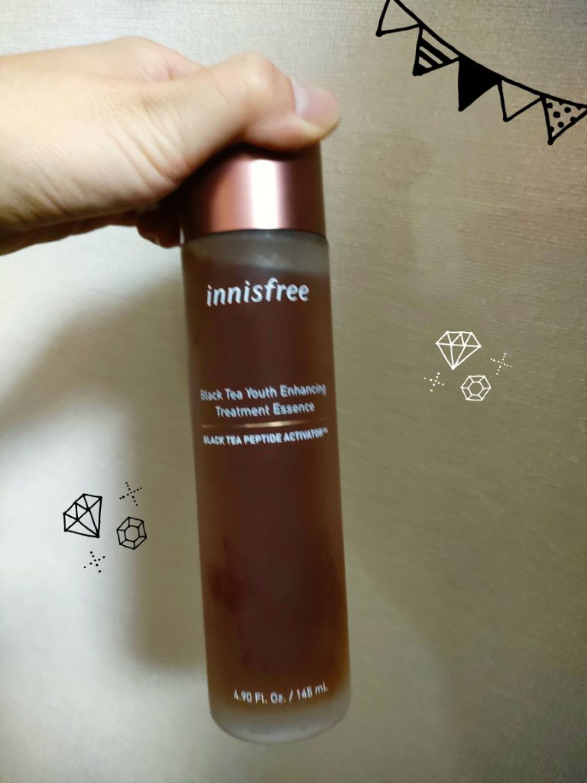 ブラックティー　ユース　トリートメント　エッセンス/innisfree/美容液を使ったクチコミ（2枚目）