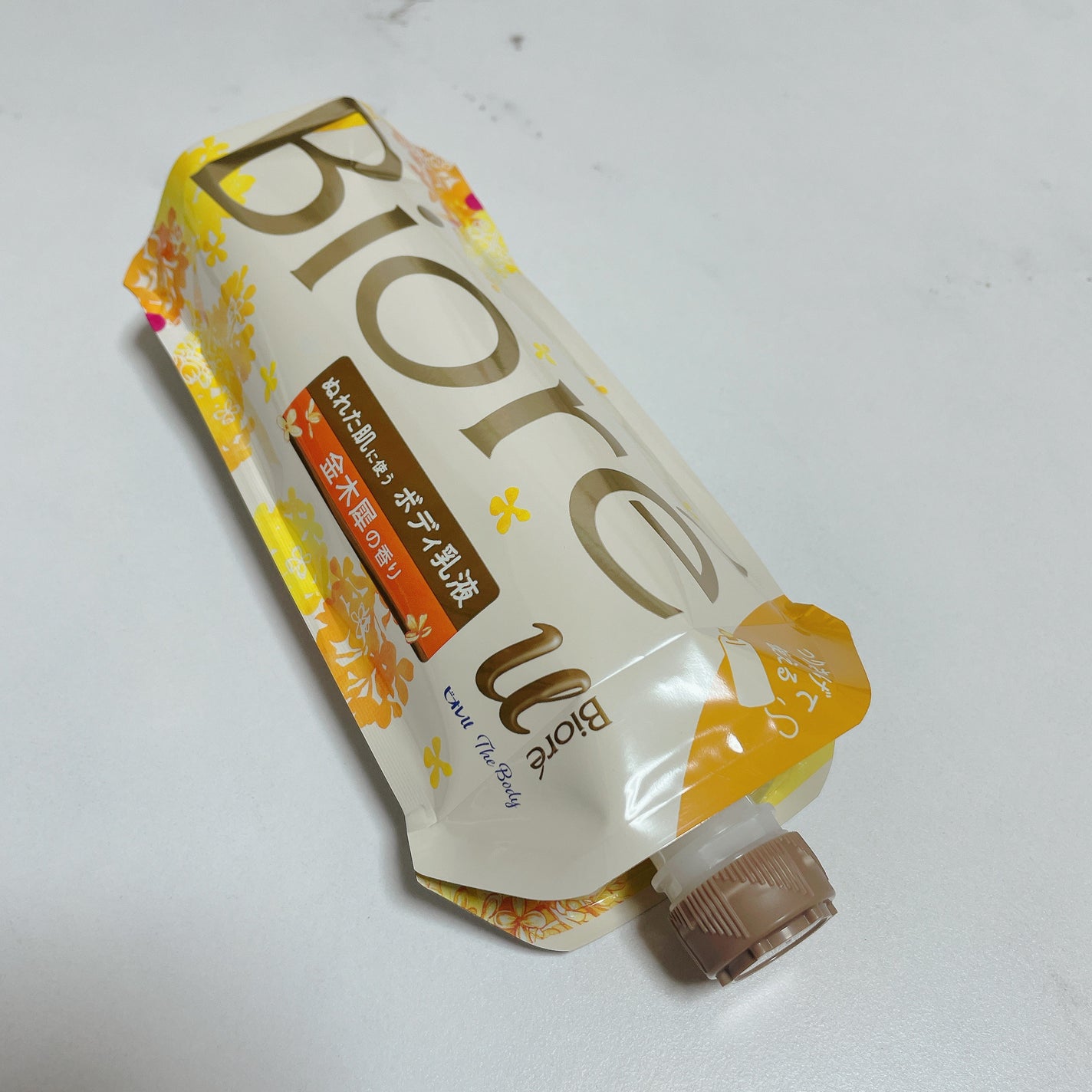 ザ ボディ ぬれた肌に使うボディ乳液 金木犀の香り/ビオレu/ボディミルクを使ったクチコミ(1枚目)