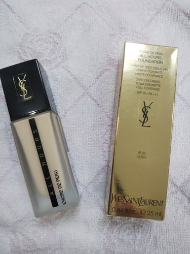 アンクル ド ポー オール アワーズ ファンデーション/YVES SAINT LAURENT BEAUTE/リキッドファンデーションを使ったクチコミ（1枚目）