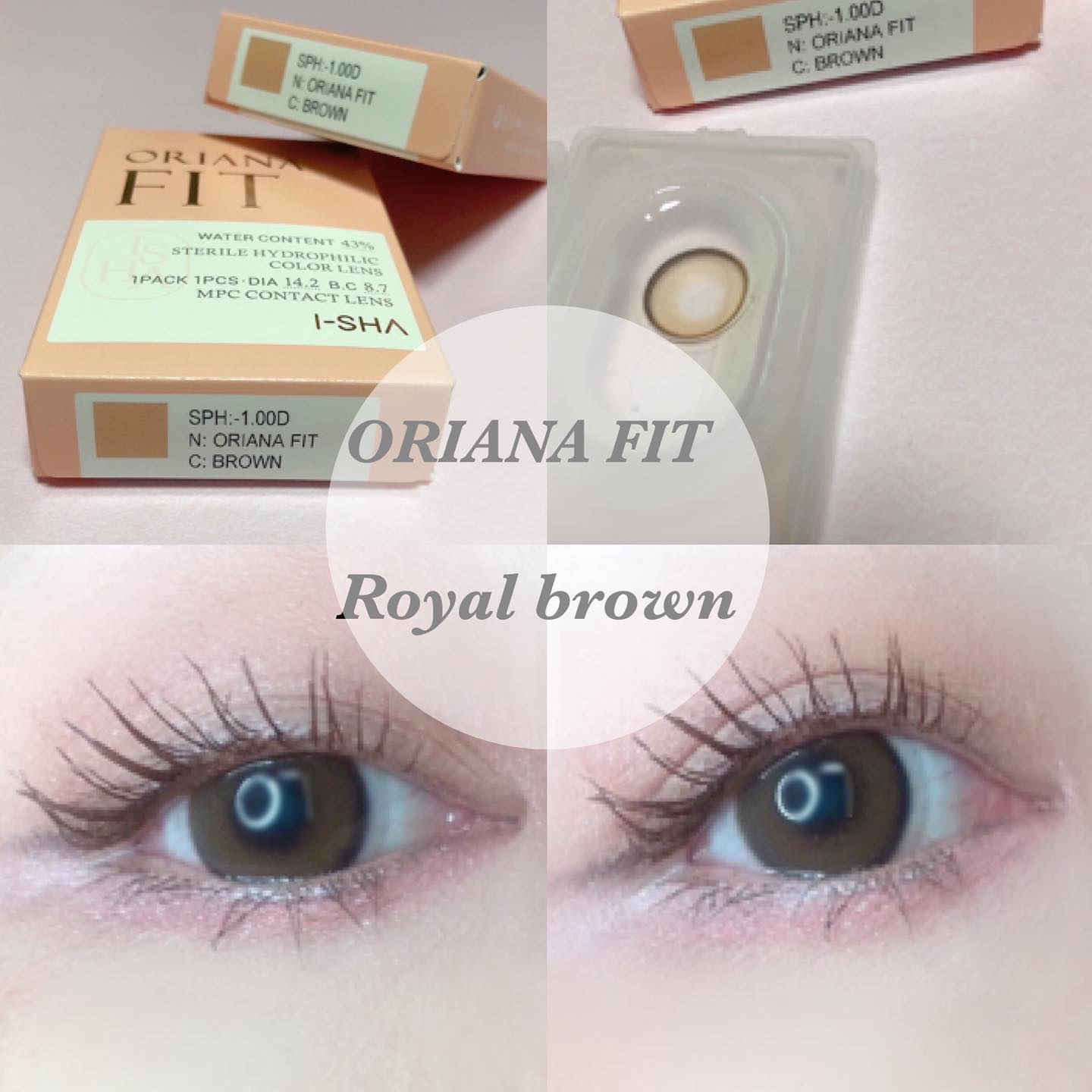 i-sha/蜜のレンズ/カラーコンタクトレンズを使ったクチコミ（1枚目）