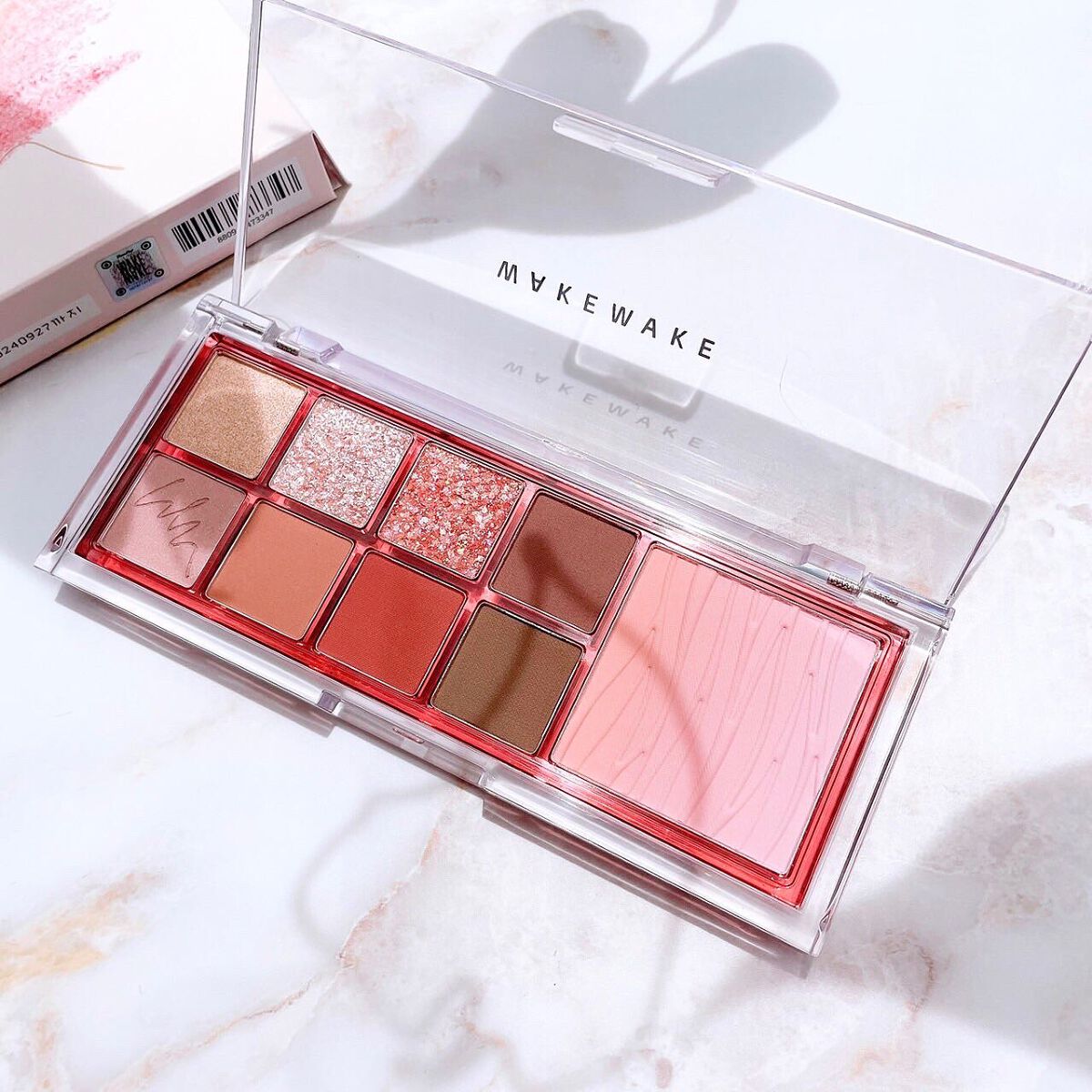 ミックスブラーリングアイパレット/wakemake/マルチパレットを使ったクチコミ(1枚目)