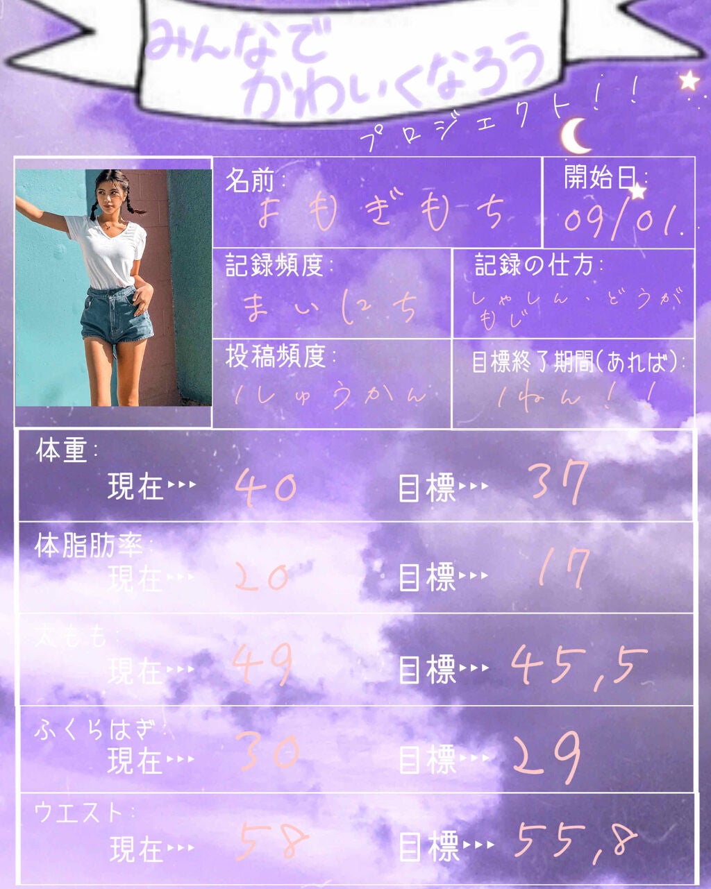 よもぎもち on LIPS 「こんにちは!よもぎもちです✿*゜ダイエットって中々長続きしな..」(2枚目)