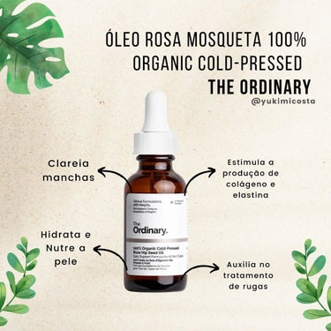 The Ordinary 100% Organic Cold-Pressed Rose Hip Seed Oilのクチコミ「¥2.500 envio grátis

Rico em ácido linoleico e .....」（1枚目）