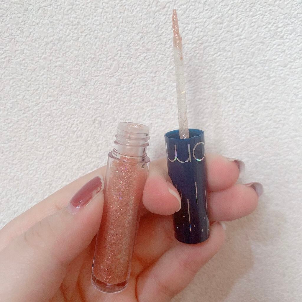 リキッド グリッター シャドウ/rom&nd/グリッターを使ったクチコミ(2枚目)