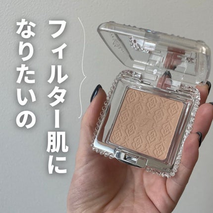 グロウシフォン セラムフィルター/JILL STUART/パウダーファンデーションを使ったクチコミ(1枚目)
