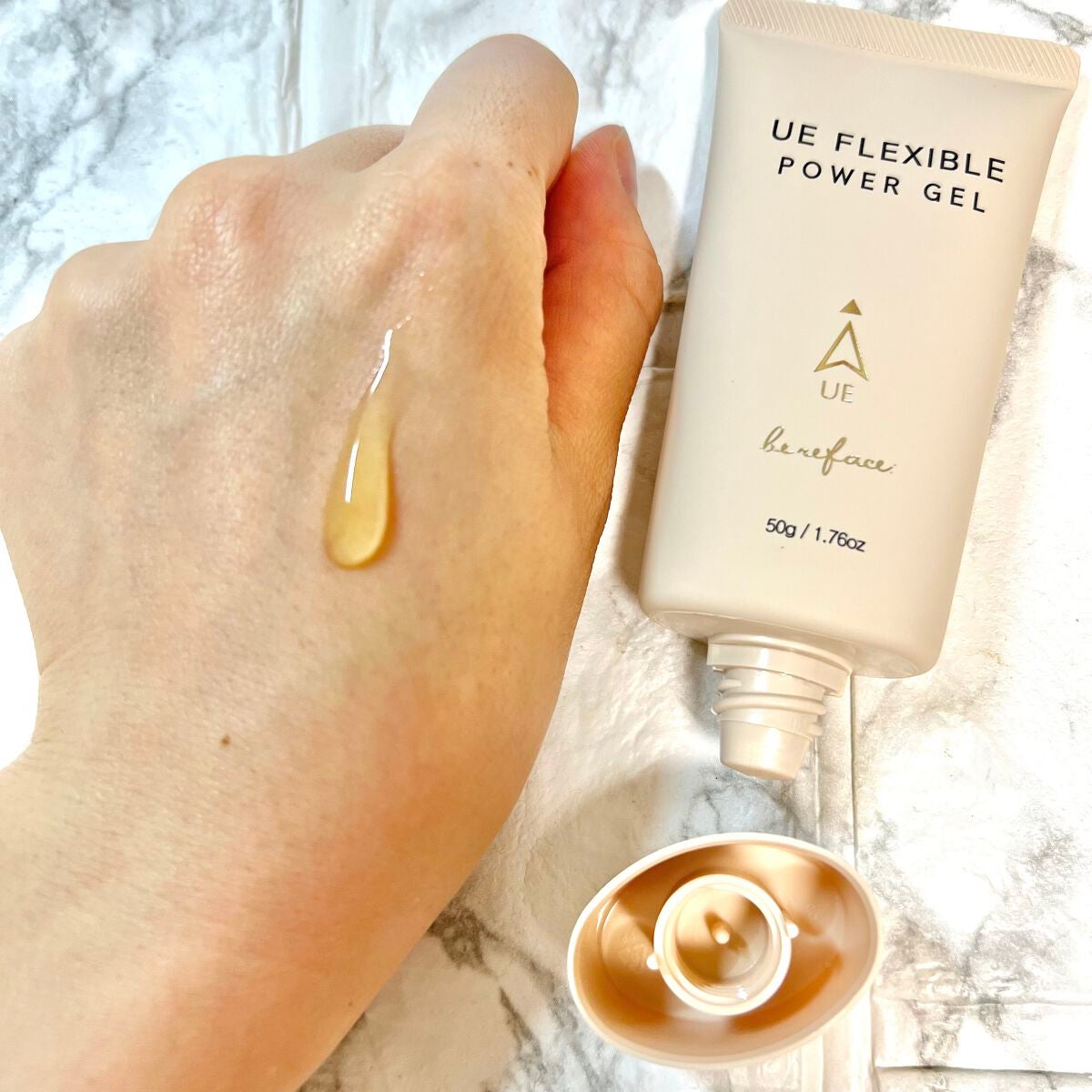 ウエ フレキシブル パワージェル/bereface/フェイスクリームを使ったクチコミ(3枚目)